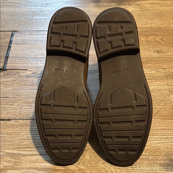 Cole Han Men’s Brown Leather Ankle Boots Size 8 1/2 - Picture 5 of 6